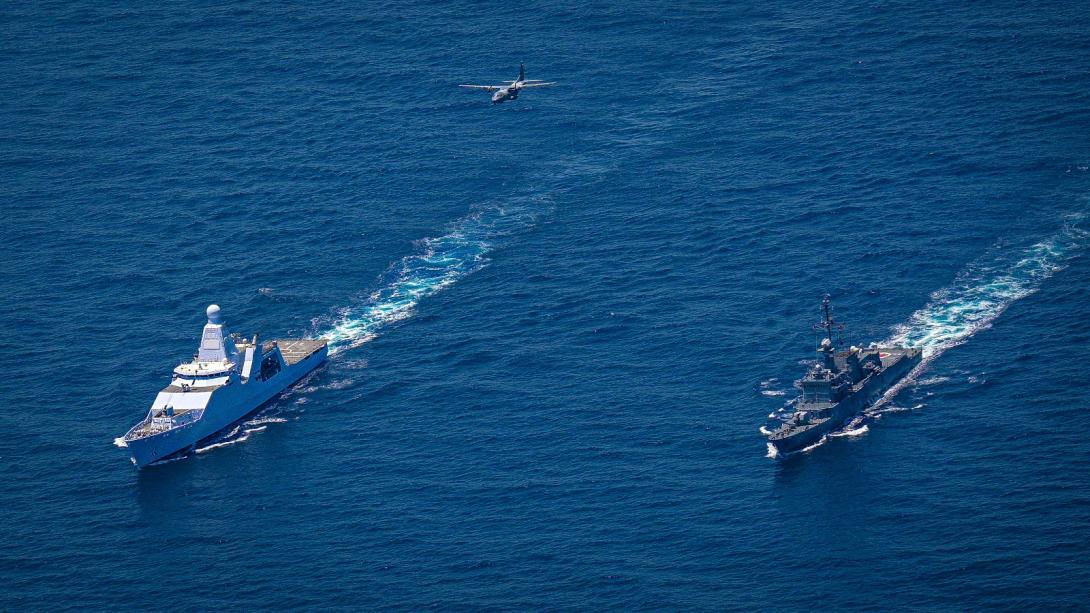 Armada se Colombia y países bajos combinan capacidades para la lucha contra el narcotráfico en el mar Caribe