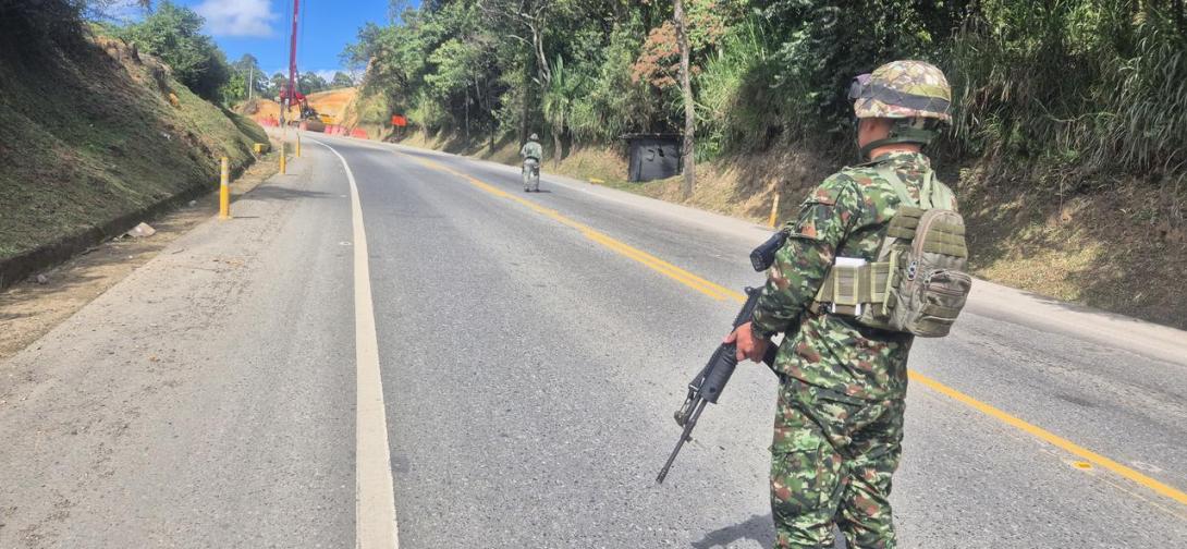 Ejército Nacional y Policía neutralizaron amenaza terrorista con más de media tonelada de explosivos en Piendamó, Cauca