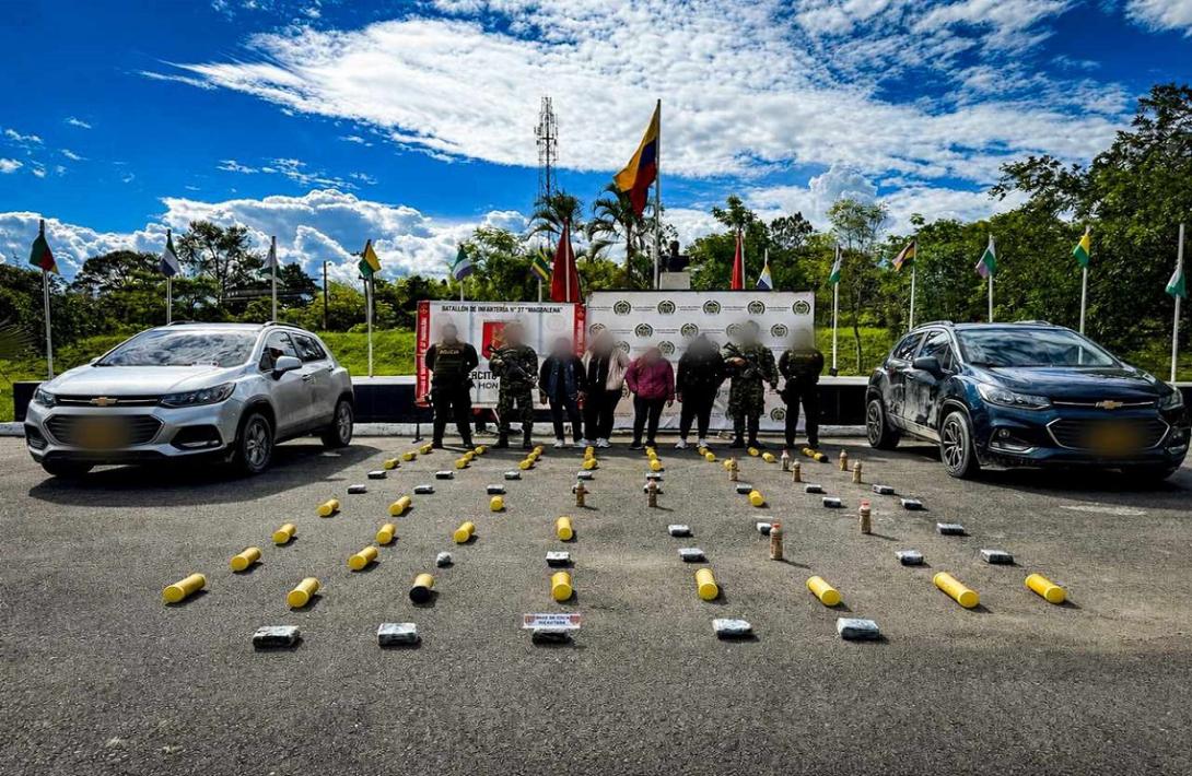Ejército evita que 74.400 dosis de cocaína llegaran a las calles