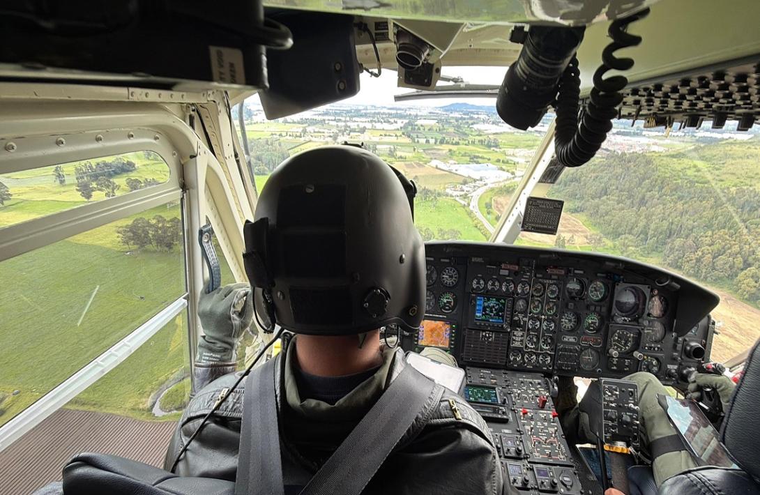 Comando Aéreo de Mantenimiento fortalece Plan Democracia en Sabana de Occidente