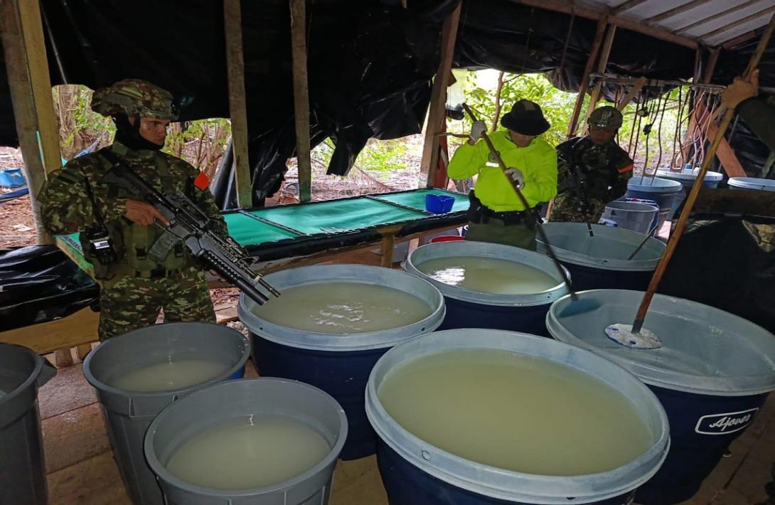 En Nariño, Fuerzas Militares evitaron el ingreso de más de 12 mil millones de pesos a las arcas del crimen transnacional