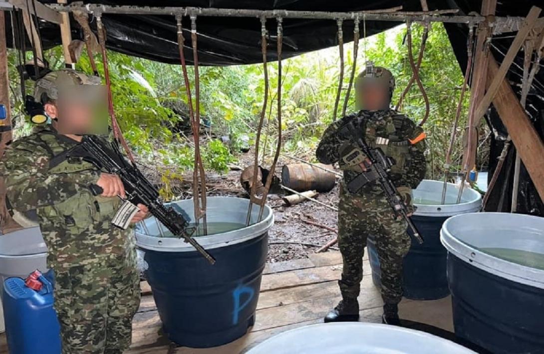 Ejército Nacional, Policía Nacional y DEA golpean red narcotraficante en Nariño tras incautar casi dos toneladas de cocaína