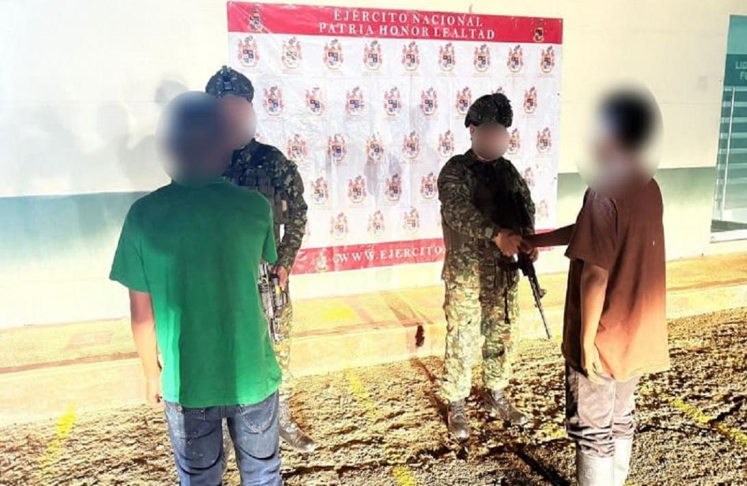 Ejército Nacional recupera a dos menores de edad que habrían sido víctimas de reclutamiento forzado en el Cauca