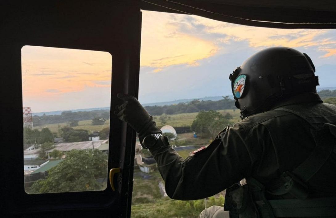 Vigilancia aérea previa a elecciones fortalece la seguridad en el suroriente colombiano