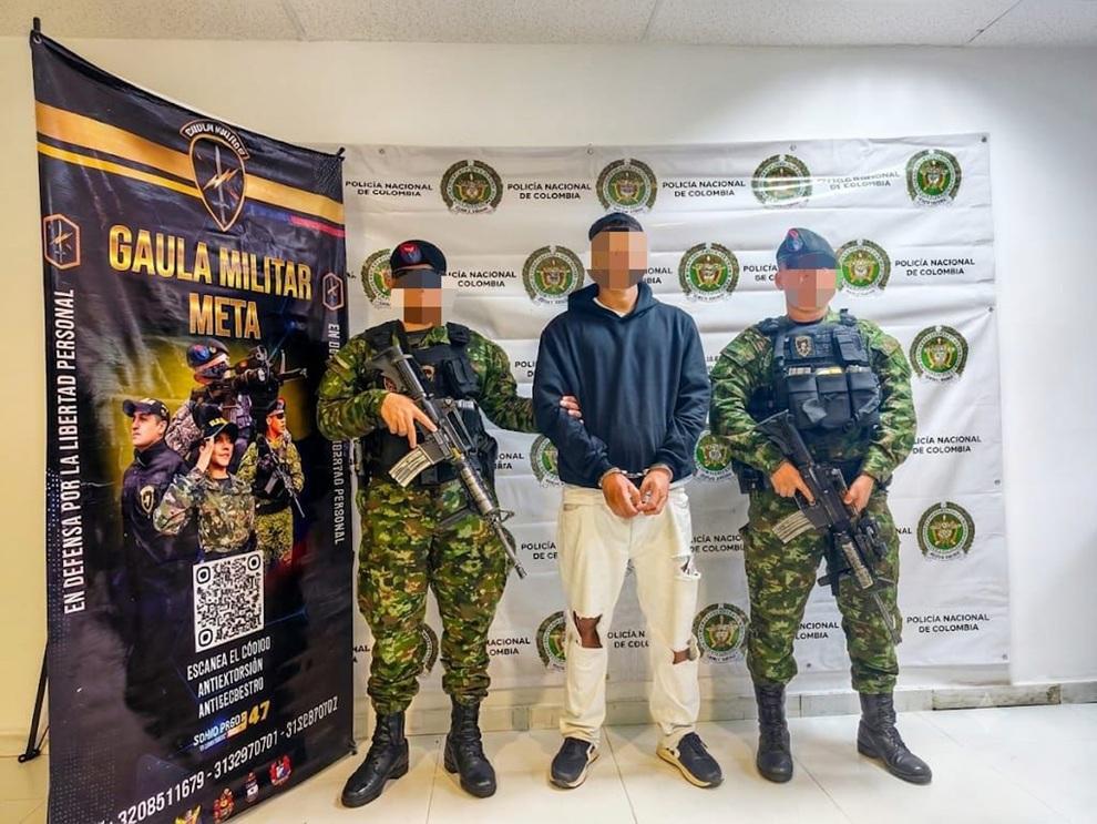 Gaula Militar Meta recupera a una menor de edad y captura a un presunto integrante del GAO-r Frente 33