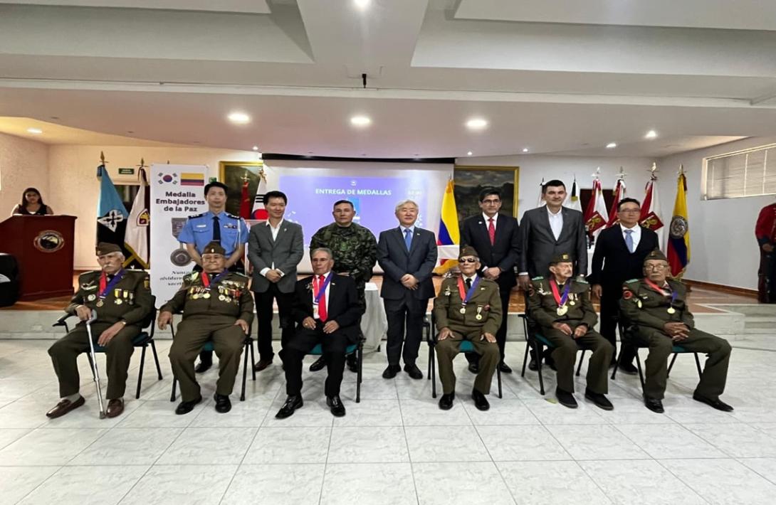 El legado del Batallón Colombia permanece vivo: Corea del Sur conmemoró el 75.º aniversario de la Guerra de Corea en la Quinta Brigada