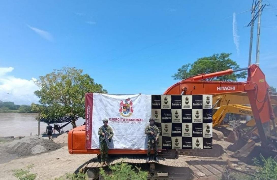 En el Caribe, Fuerza Pública propina contundentes golpes a la minería ilegal