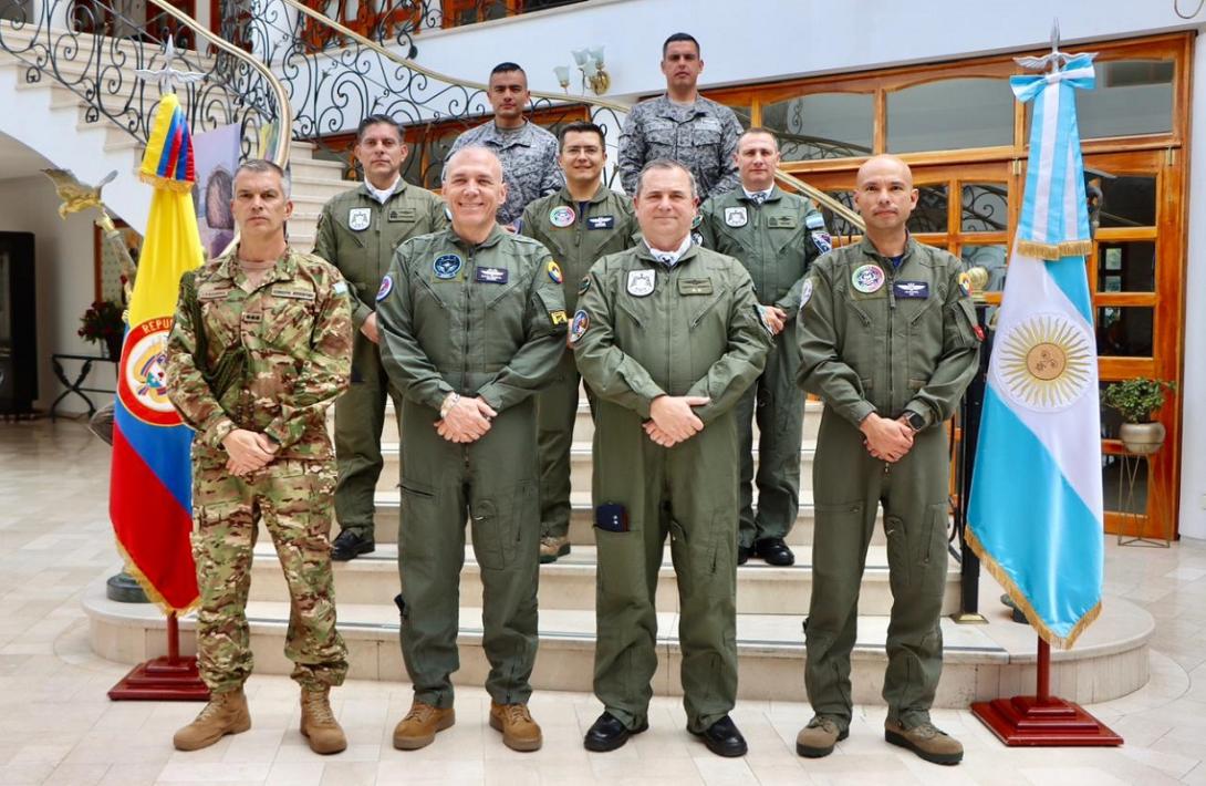 Fuerzas Aéreas de Argentina y Colombia fortalecen capacidades con cooperación bilateral