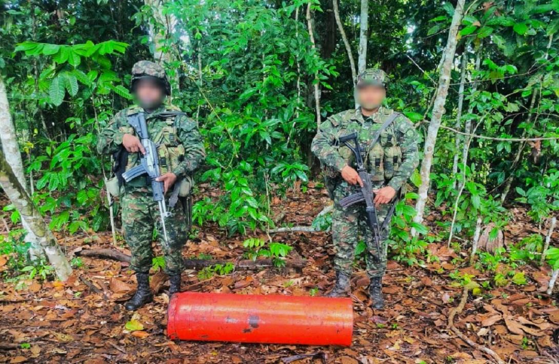En Ejército Nacional neutralizó artefactos explosivos improvisados, en zona rural de Calamar, Guaviare