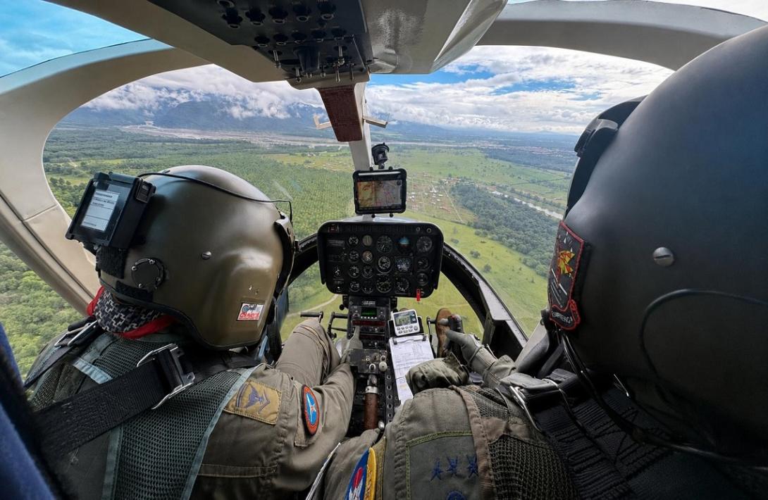 Gran despliegue aéreo por Plan Democracia en los llanos orientales