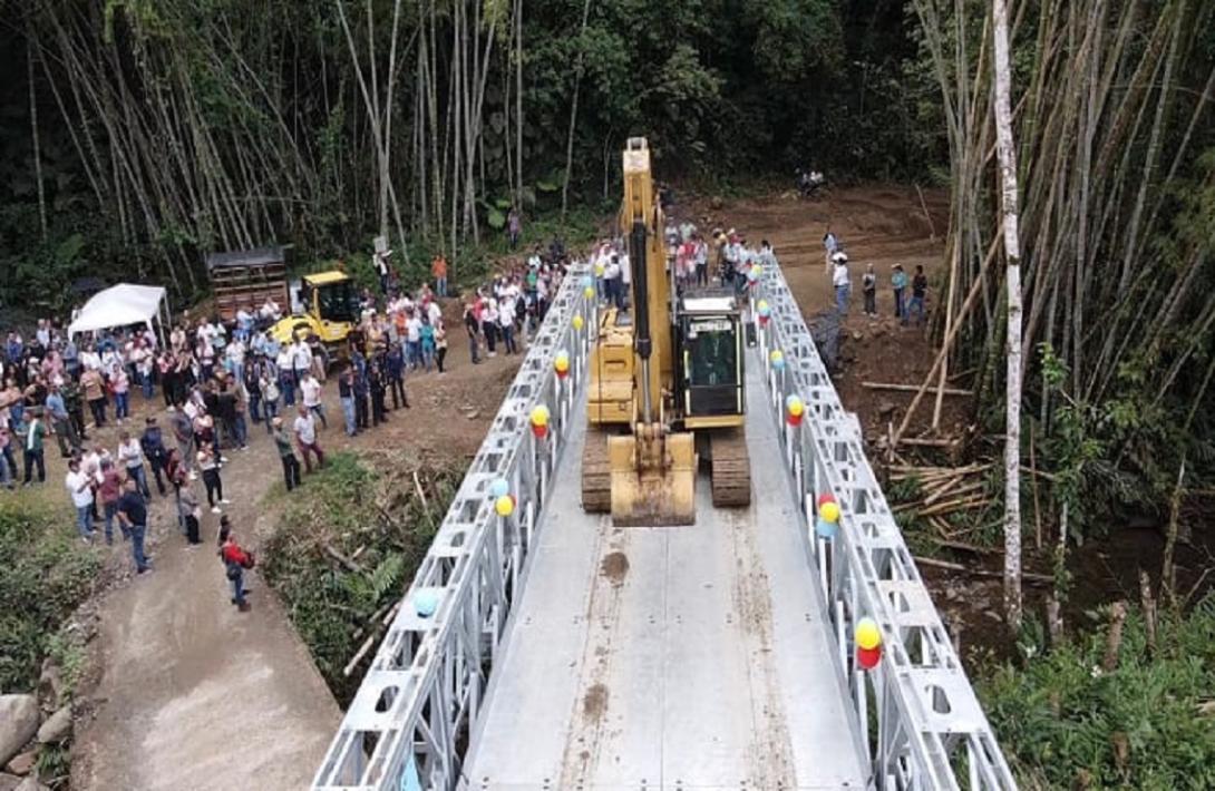 Más de 4.000 habitantes del norte del Tolima recuperan la conectividad gracias al trabajo de los Ingenieros Militares