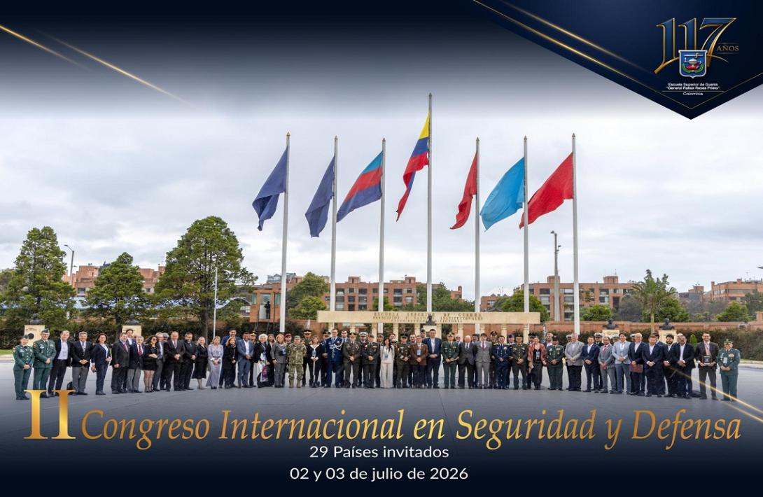 Escuela Superior de Guerra inauguró el II Congreso Internacional de Seguridad y Defensa con la participación de 29 países