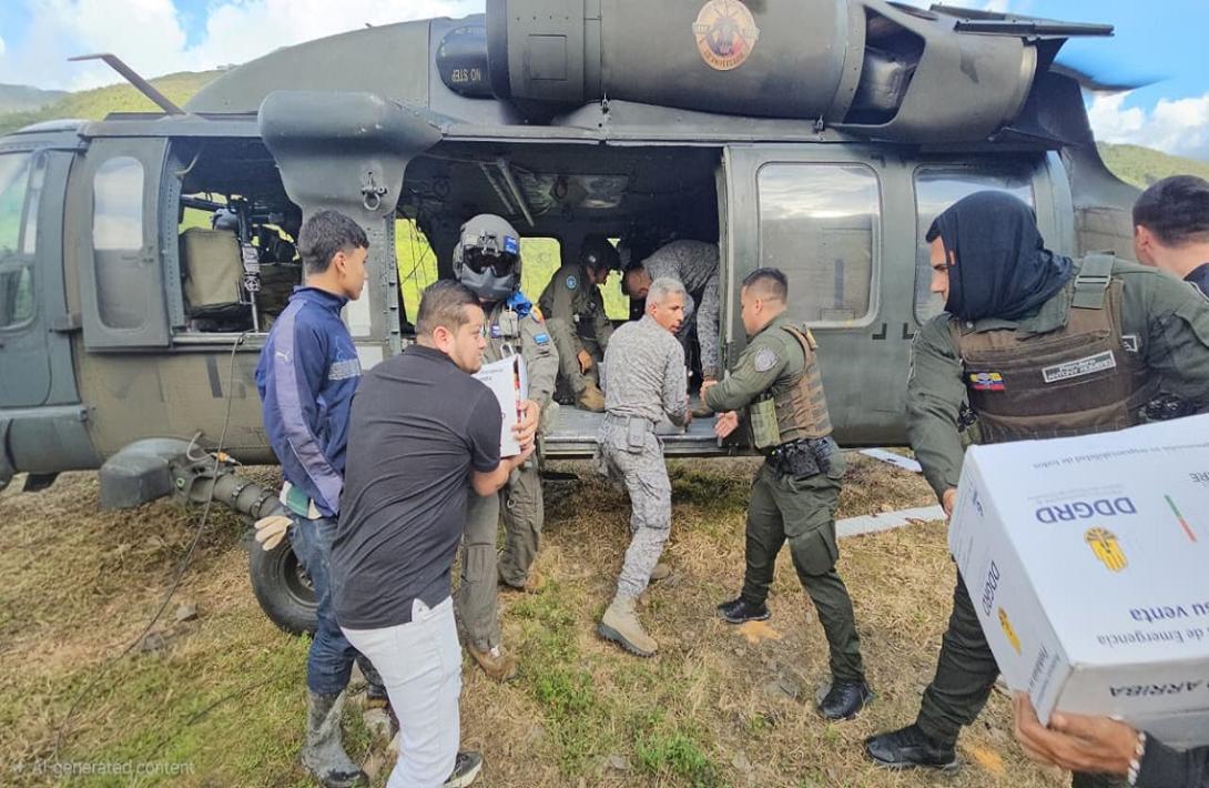 Misión aérea llevó ayuda humanitaria a La Salina, Casanare
